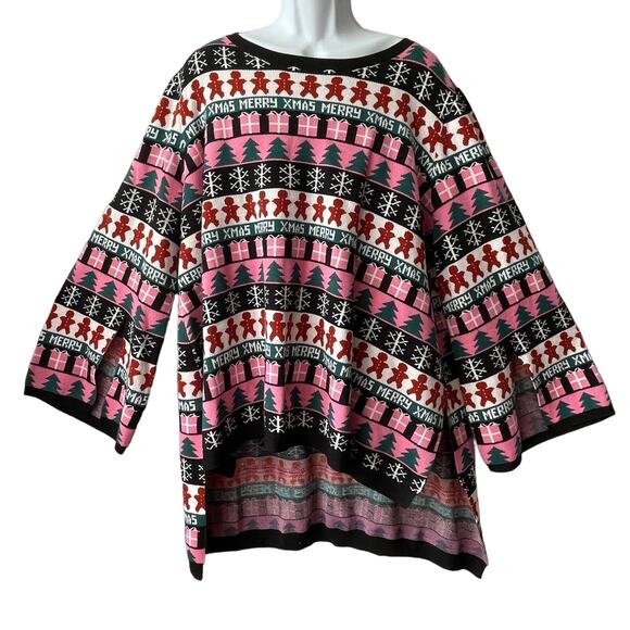 Rue 21 Gingerbread Man Ugly Christmas Sweater SIze 3XL - Picture 1 of 3